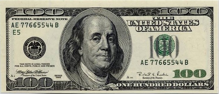 Popular C Note. $100 Dollar Bill 100_dollar_bill. This morning at church our